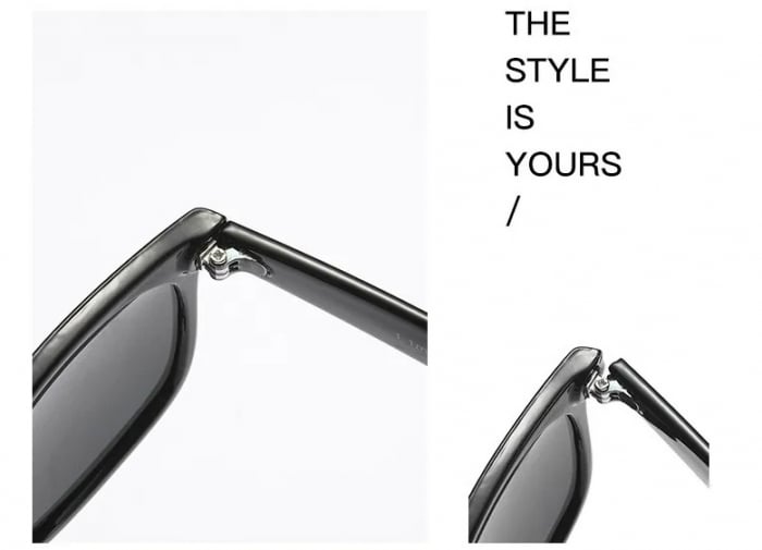 Ochelari de soare unisex Polarizati,Protectie UV,  Jonas Wayfarer, Negru [3]