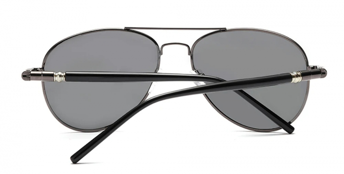 Ochelari de soare Barbati, Polarizati, Protectie UV, Sindre 1099 Aviator, Negru [7]