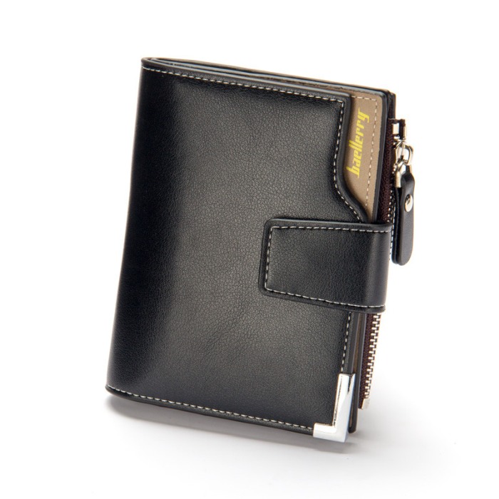 Portofel Barbati, Baellerry, ZX-A129, Negru, 12X9.5X2 cm [3]