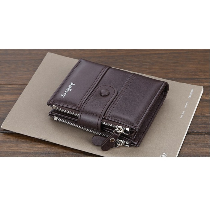 Portofel Barbati, Baellerry, ZX-D3215, Negru, 12x10x2 cm [2]