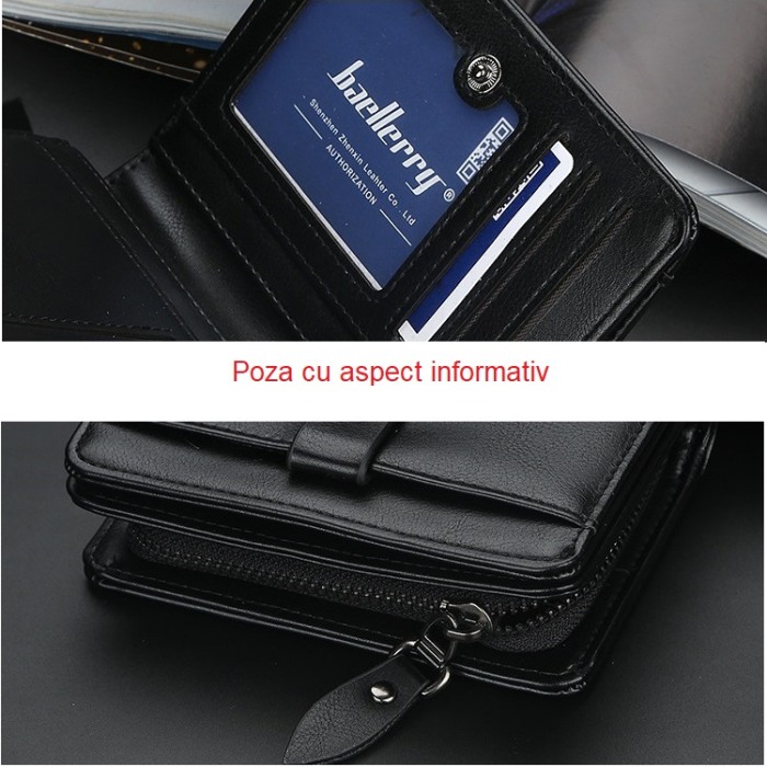 Portofel Barbati, Baellerry, ZX-D9153, 12x9.5x3.5 cm [5]