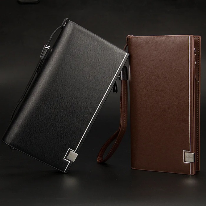 Portofel Barbati, Baellerry, ZX-S6545, Cafeniu, 19.5x10x3 cm [6]