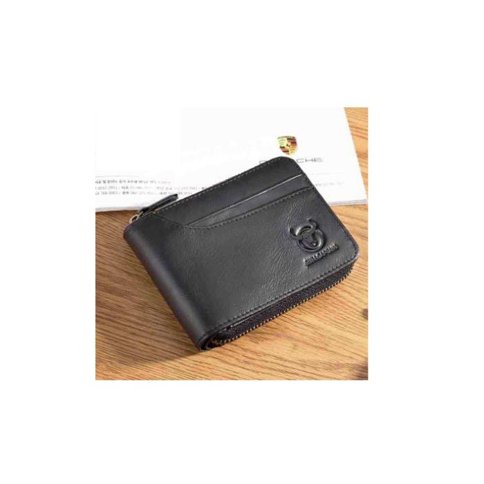 Portofel Barbati, Bullcaptain, BC-029, 11.5x9.5x2.5 cm Piele naturala [6]