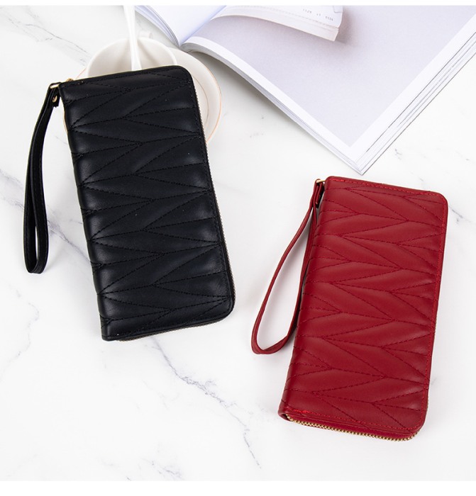 Portofel Dama, AVAMSI, KXM-C079-120, Negru, 19x10x2.5 cm [2]