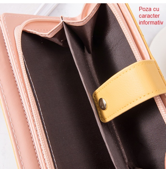 Portofel Dama, AVAMSI, KXM-C102-92, Negru, 19x9.5x2.5 cm [8]