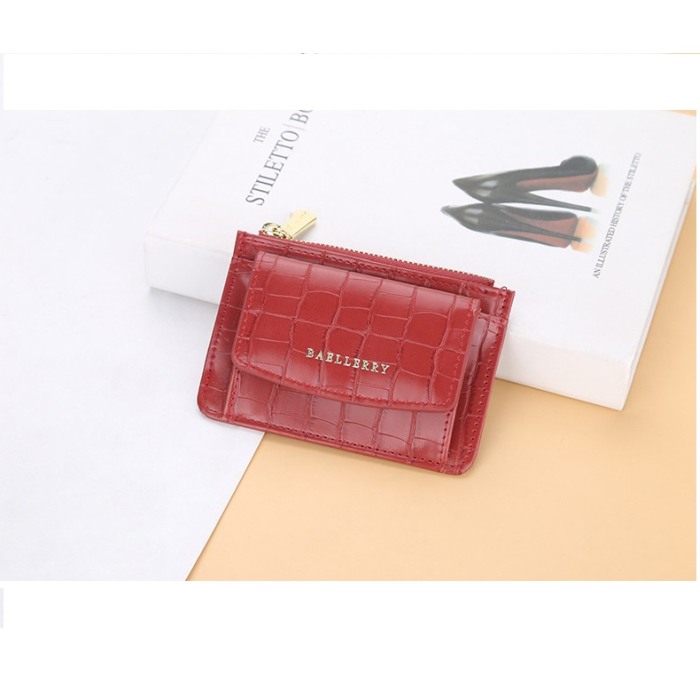 Portofel Dama, Baellerry, ZX-083, Rosu, 12x8x2 cm [6]