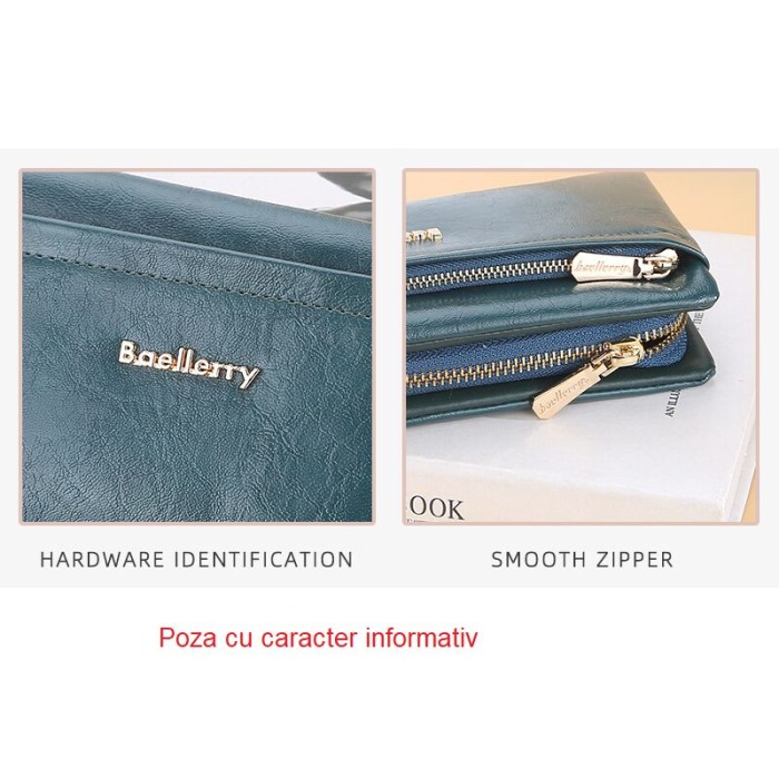 Portofel Dama, Baellerry, ZX-1912, Negru, 20x10x4.5 cm [9]