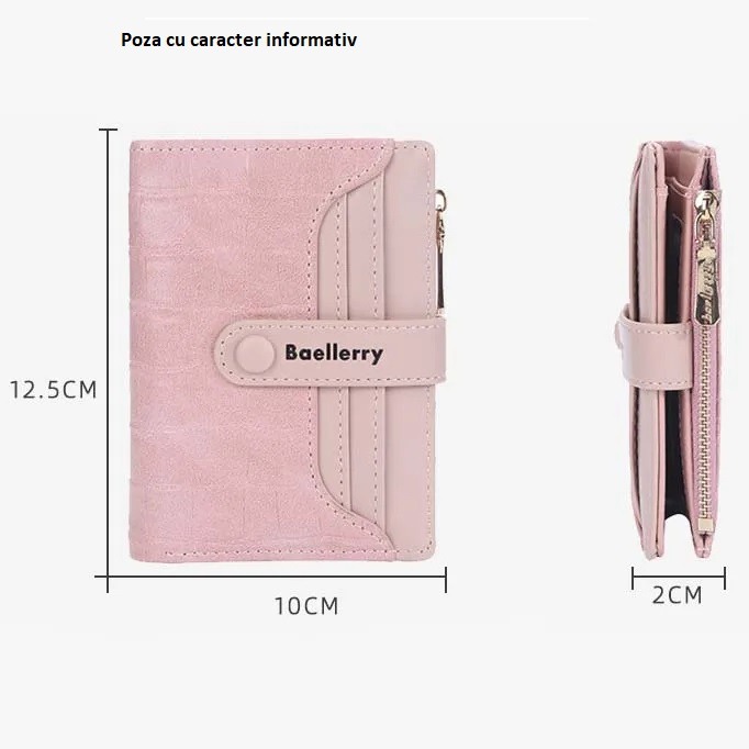 Portofel Dama, Baellerry, ZX-2363, 12.5X10X2 cm [4]