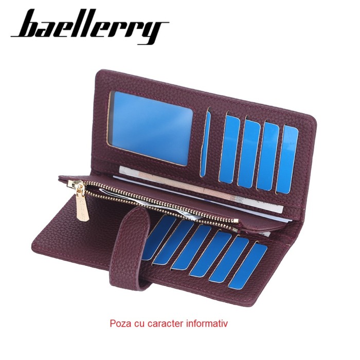 Portofel Dama, Baellerry, ZX-2367, Roz, 19x10x2 cm [4]