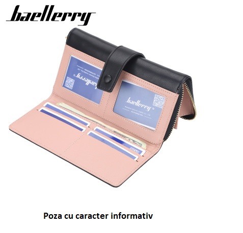 Portofel Dama, Baellerry, ZX-N1822, 20x10x3 cm [3]