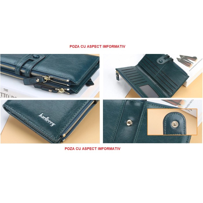 Portofel Dama, Baellerry, ZX-N1825, Negru, 20x11x2 cm [4]