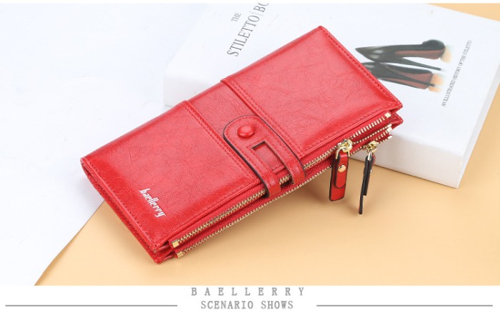 Portofel Dama, Baellerry, ZX-N1825, Rosu, 20x11x2 cm [2]
