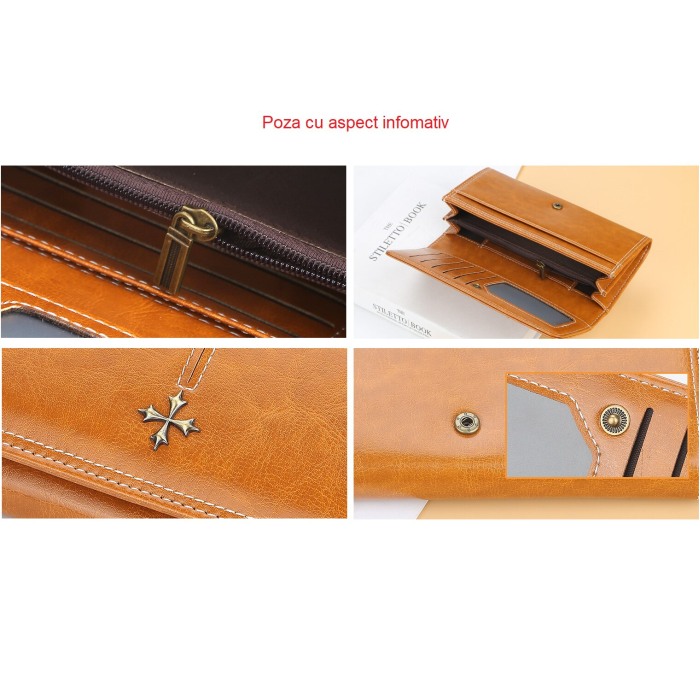 Portofel Dama, Baellerry, ZX-N1826, 19x10x3 cm [7]
