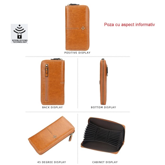 Portofel Dama, Baellerry, ZX-N1850, 20x12x2.5 cm [4]
