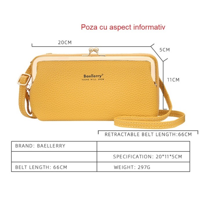 Portofel Dama, Baellerry, ZX-N8599, 20x11x5 cm [6]