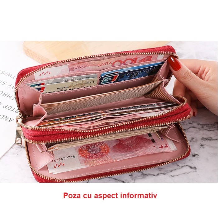 Portofel Dama, FASHION, KXM-C255-18, 19x9.5x4 cm [3]