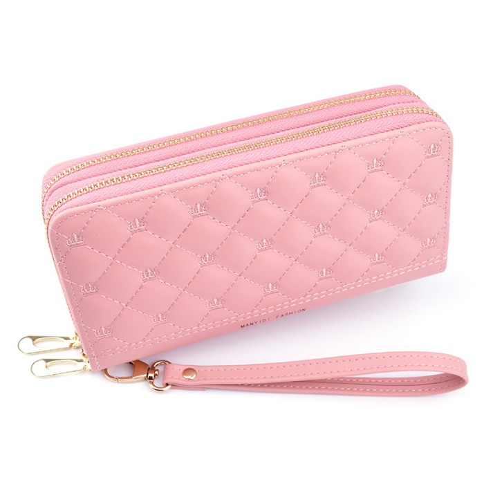 Portofel Dama, Manydi Fashion, 1696, Roz, 19.5x9.5x4 cm [5]