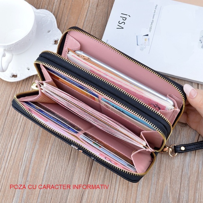 Portofel Dama, MANYDI, TQ-Y-7013, 19.5x9.5x4 cm [4]