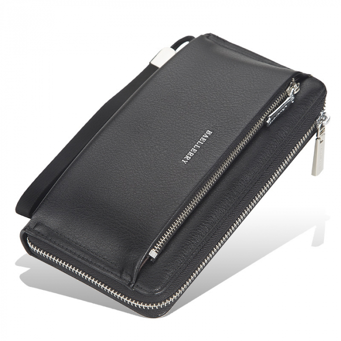 Portofel Unisex Baellerry, PD725, Negru, 22x11x4 cm [6]
