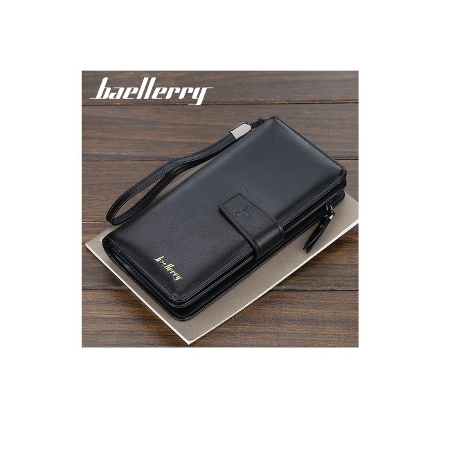 Portofel Unisex, Dama, Barbati, Baellerry, ZX-C9156, Negru, 22x11x4 cm [9]