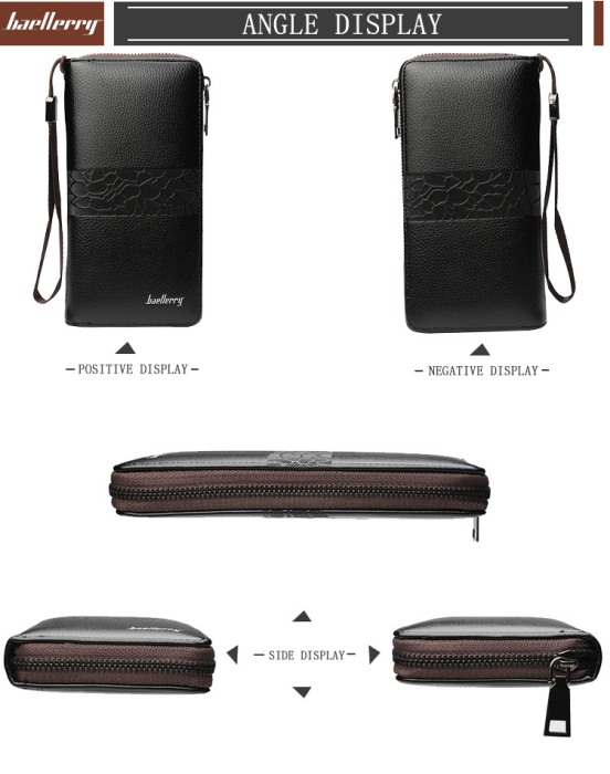 Portofel Unisex, Dama, Barbati, Baellerry, ZX-S6085, 20x10x2 cm [2]