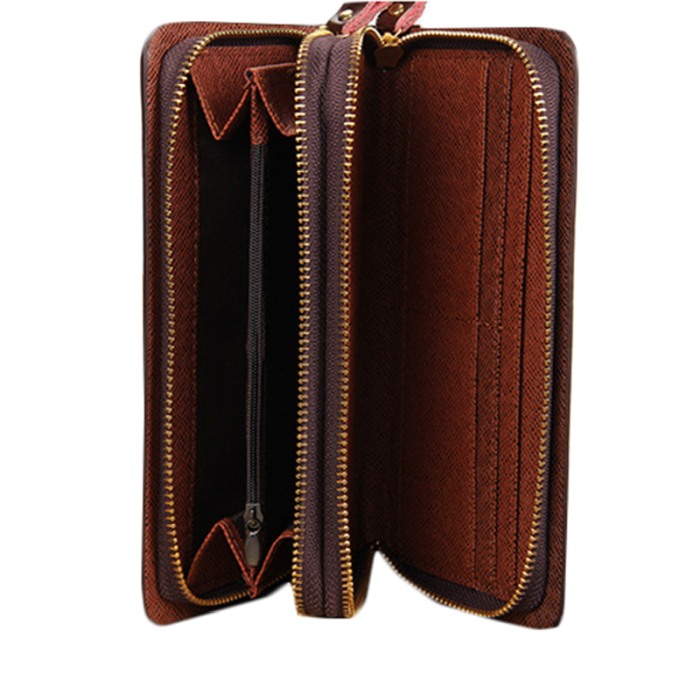 Portofel Unisex, Dama, Barbati, Baellerry, ZX-S6111, Cafeniu, 20.5x10.5x4 cm [3]