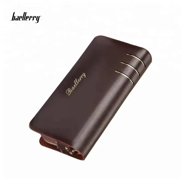Portofel Unisex, Dama, Barbati, Baellerry, ZX-S6111, Cafeniu, 20.5x10.5x4 cm [5]