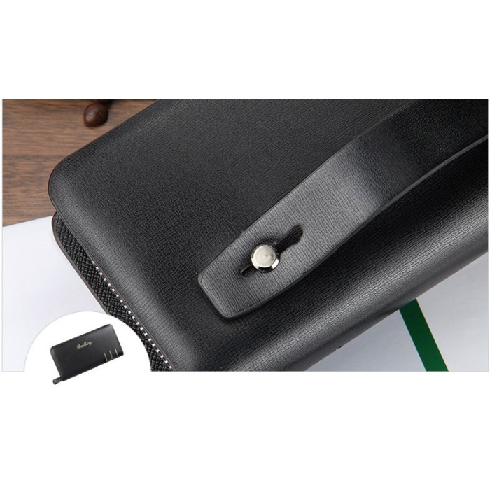 Portofel Unisex, Dama, Barbati, Baellerry, ZX-S6111, Negru, 20.5x10.5x4 cm [7]