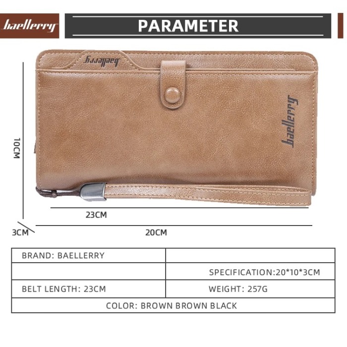 Portofel Unisex, Dama, Barbati, Baellerry, ZX-S6703, 20x10x3 cm [4]