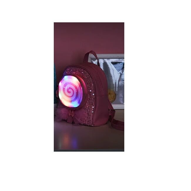 Rucsac copii, elevi, dama, AVAMSI, XC-18632, Roz, 23x22x11 cm [6]