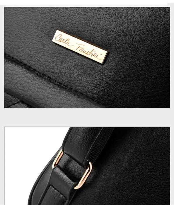 Rucsac dama, Alma BS-8974, Negru, 28x22x13 cm [7]