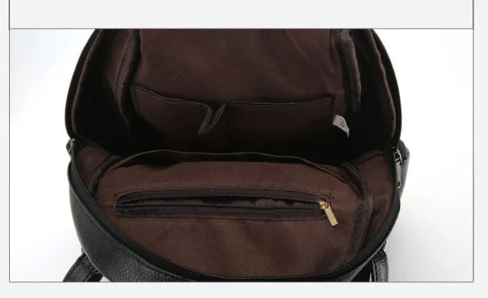 Rucsac dama AVAMSI BS-6701, Negru,  30x35x14 cm [8]