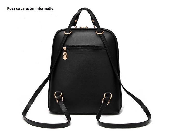 Rucsac dama, Joplin, 4895, Rosu, 32x23x12 cm [4]