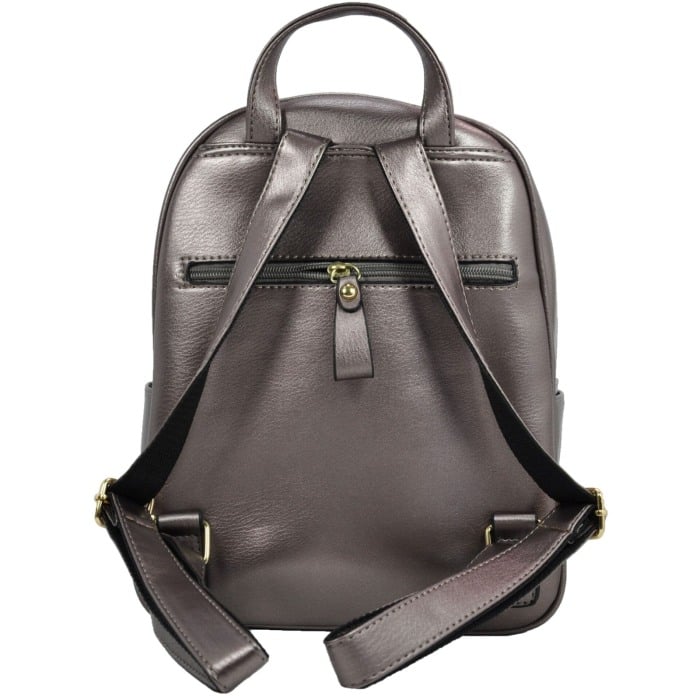 Rucsac dama, AVAMSI, BS-8974, Bronz, 28x22x13 cm [2]