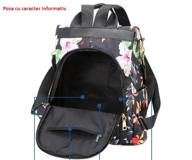Rucsac dama AVAMSI FS-665, 33x30x13 cm [2]