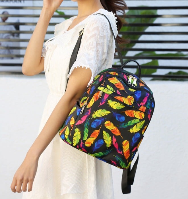 Rucsac dama AVAMSI FS-E-302, Multicolor, 30x27x13 cm [2]
