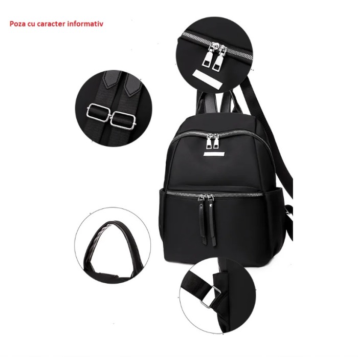 Rucsac dama AVAMSI XL-9929, Rosu ,34X26X12 cm [4]