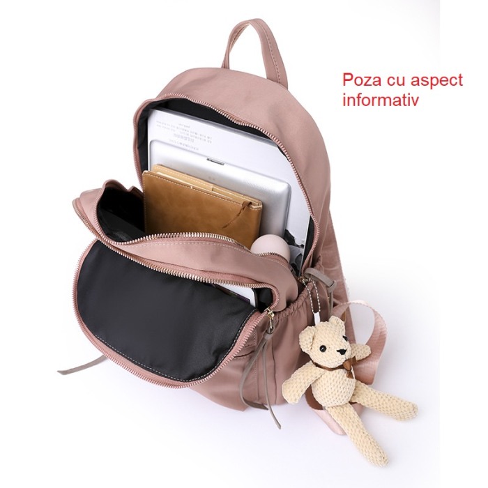 Rucsac dama, AVAMSI, YL-985, Negru, 33x29x14 cm [4]