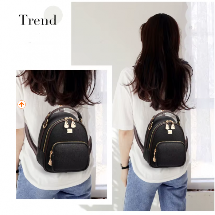 Rucsac dama Bolivia, 5412, Negru, 18x9x23 cm [4]