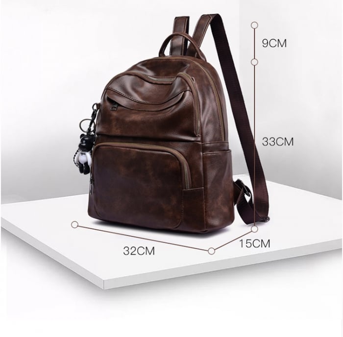 Rucsac dama Lara, 5418, Negru, 33x32x15 cm [4]
