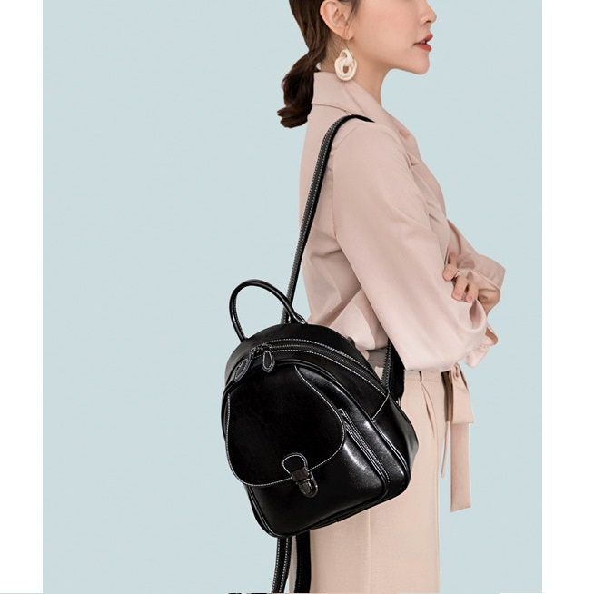 Rucsac dama, Celine Noir, 5039, Negru, 27x22x9.5 cm [3]