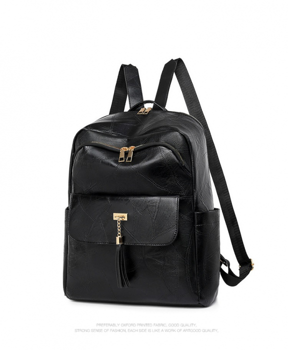 Rucsac dama, Didi, RD782, Negru, 37x30x15 cm [5]