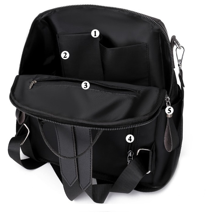 Rucsac dama, Dora WH17, 32x30x16 cm [6]