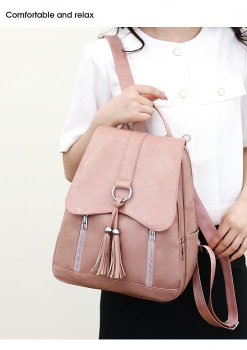 Rucsac dama, Esmeralda, RD776, Negru, 34x26x16 [4]
