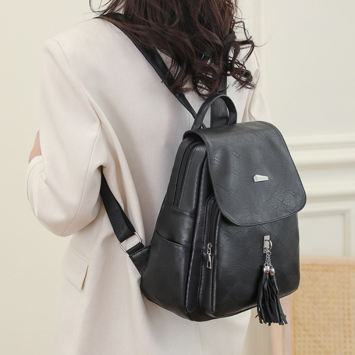 Rucsac dama, Larisa, RD737, Negru, 32x26x13 cm [4]