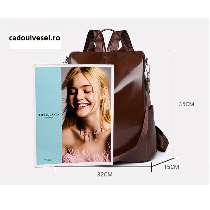 Rucsac dama, Lora 7208, 35x32x15 cm [2]