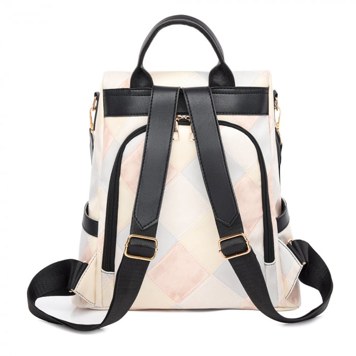 Rucsac dama, Paula, RD735, Alb, 32x32x14 cm [7]