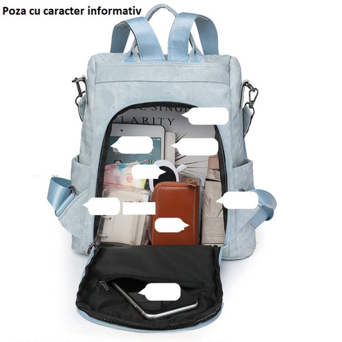 Rucsac dama, Stela WB54, 33x33x13cm [5]