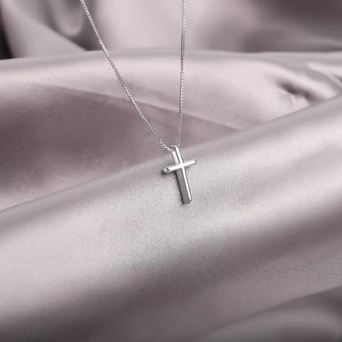 Set Cadou pentru Soție – Colier din Argint 925 cu Pandantiv Cruce „Darul Credinței”, placat cu rodiu, în Cutie Elegantă cu Felicitare Personalizată [5]