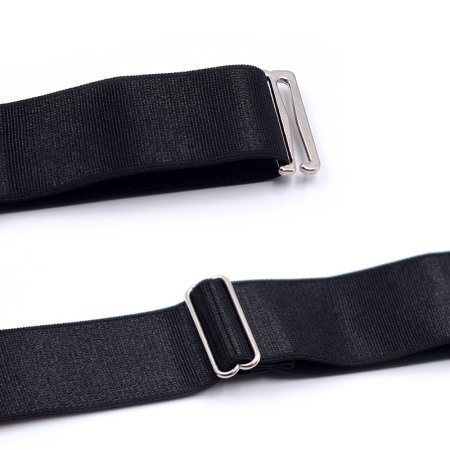 Bretele Suspensor Camasa AVAMSI Unisex , marime universala, Clips, Negru [2]